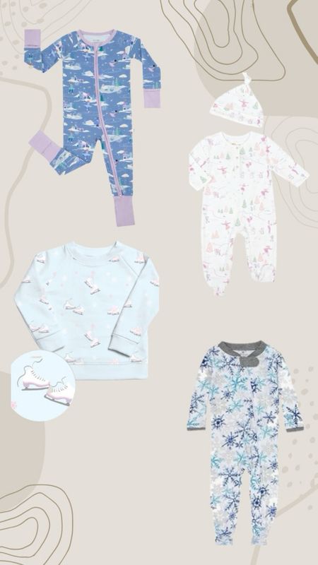 Feb and March need some fun too. I love winter themed pjs and obviously that means skaters! They come in kids and baby sizes. #babyonesie #winterpjs #skatingoutfit 

#LTKbaby #LTKkids #LTKSeasonal