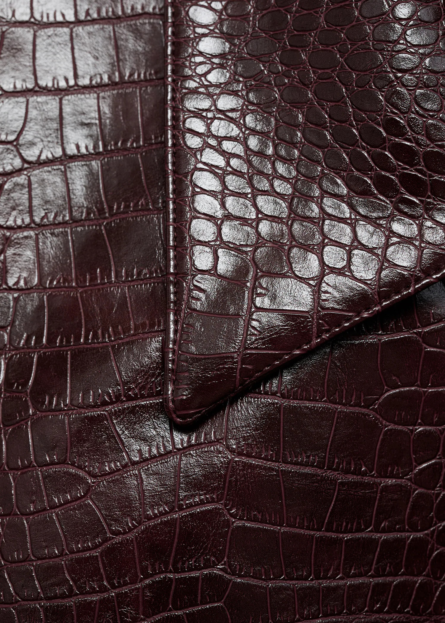 Crocodrile-effect cropped jacket - Women | MANGO USA | Mango (US/MX/AU)