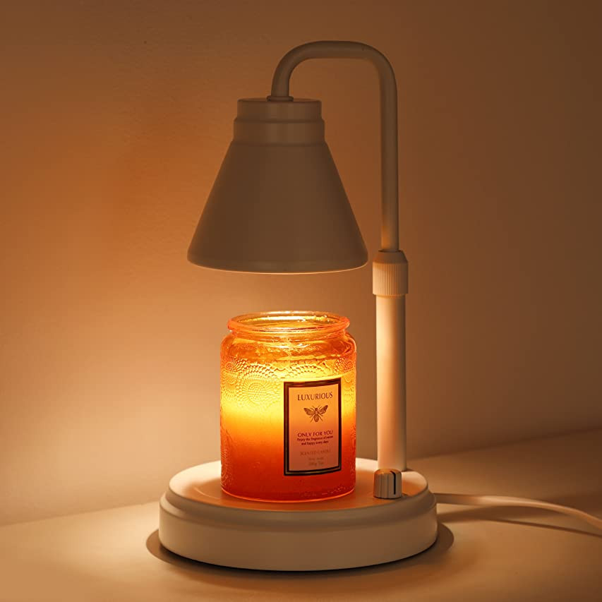 Candle Warmer - Elegant Candle Lamp with Dimmer Switch & Light Bulb - Candle Wax Warmer for 3 Wick C | Amazon (US)