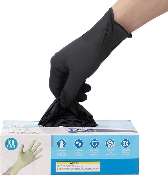 Disposable Gloves,Shipped from The US and Arrived in 7-10 Days,100pcs,Latex Free,Powder Free,Soft... | Amazon (US)