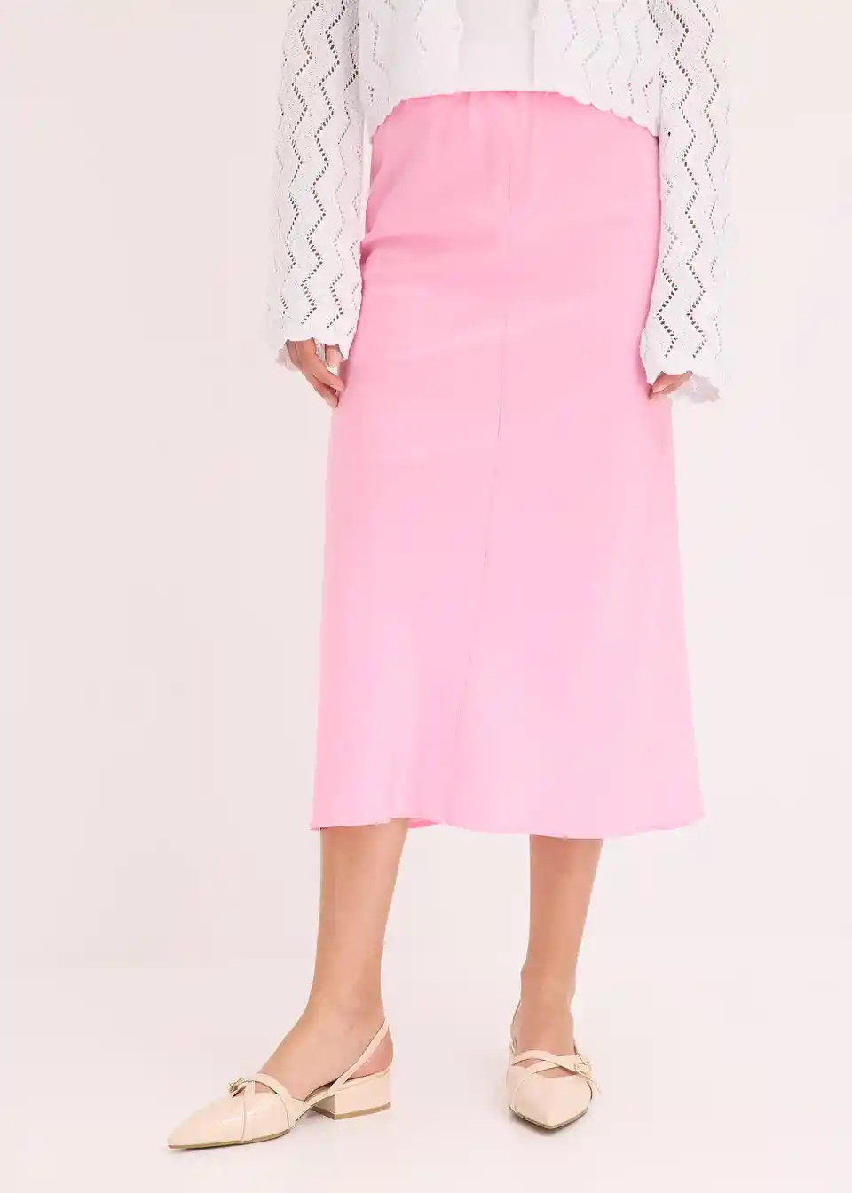 Midirock aus Satin | Bonprix DE