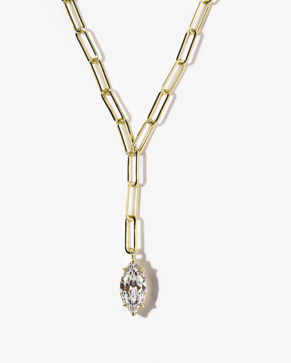 The Bradshaw Necklace - Gold|White Diamondettes | Melinda Maria Jewelry