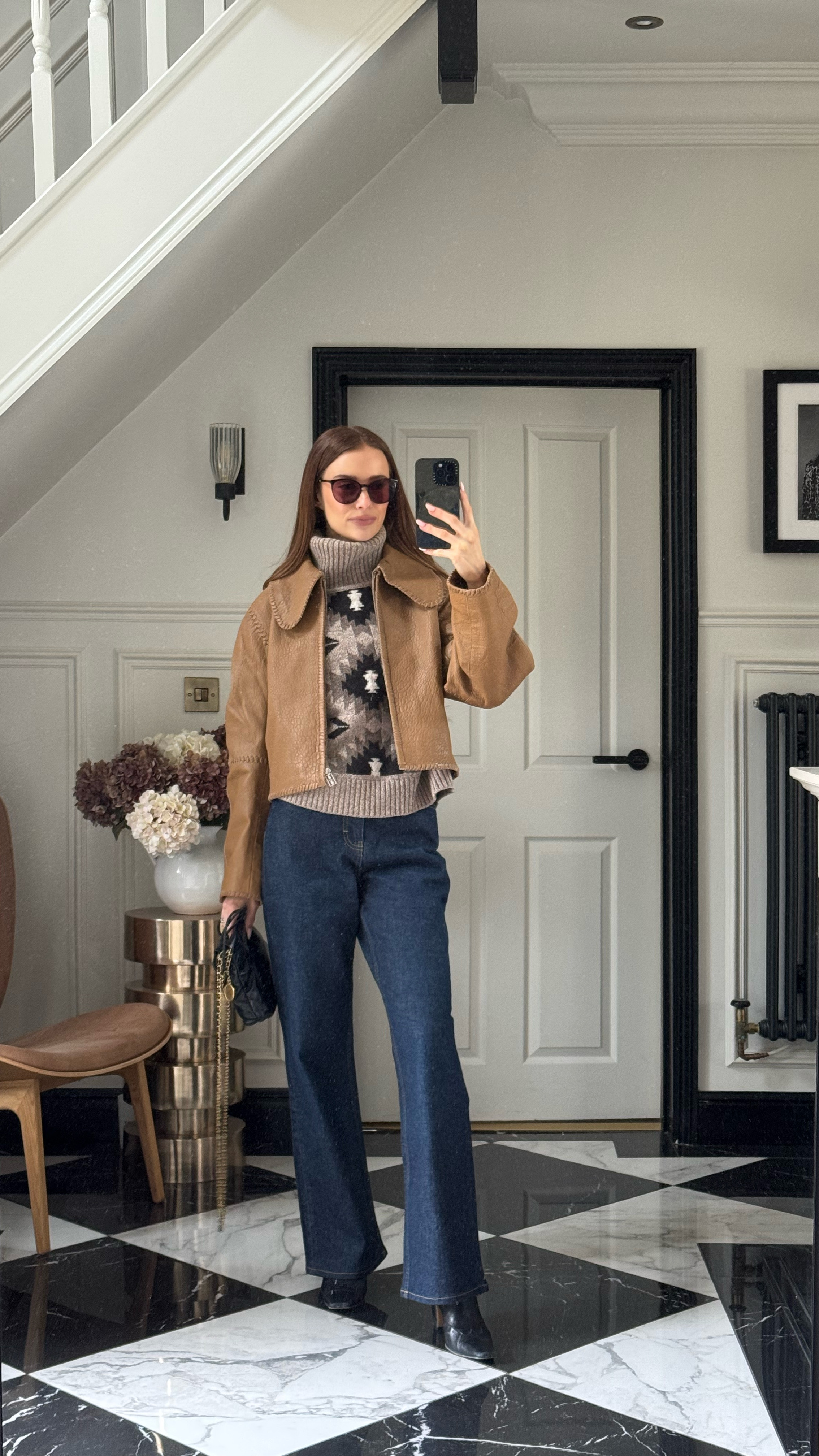 A Sunday trip out to the Cotswolds called for a cosy, casual feel so I threw on this gorgeous new leather jacket and some straight leg jeans for comfort and a nice contrast of tones 

#LTKspring #LTKuk #LTKeurope