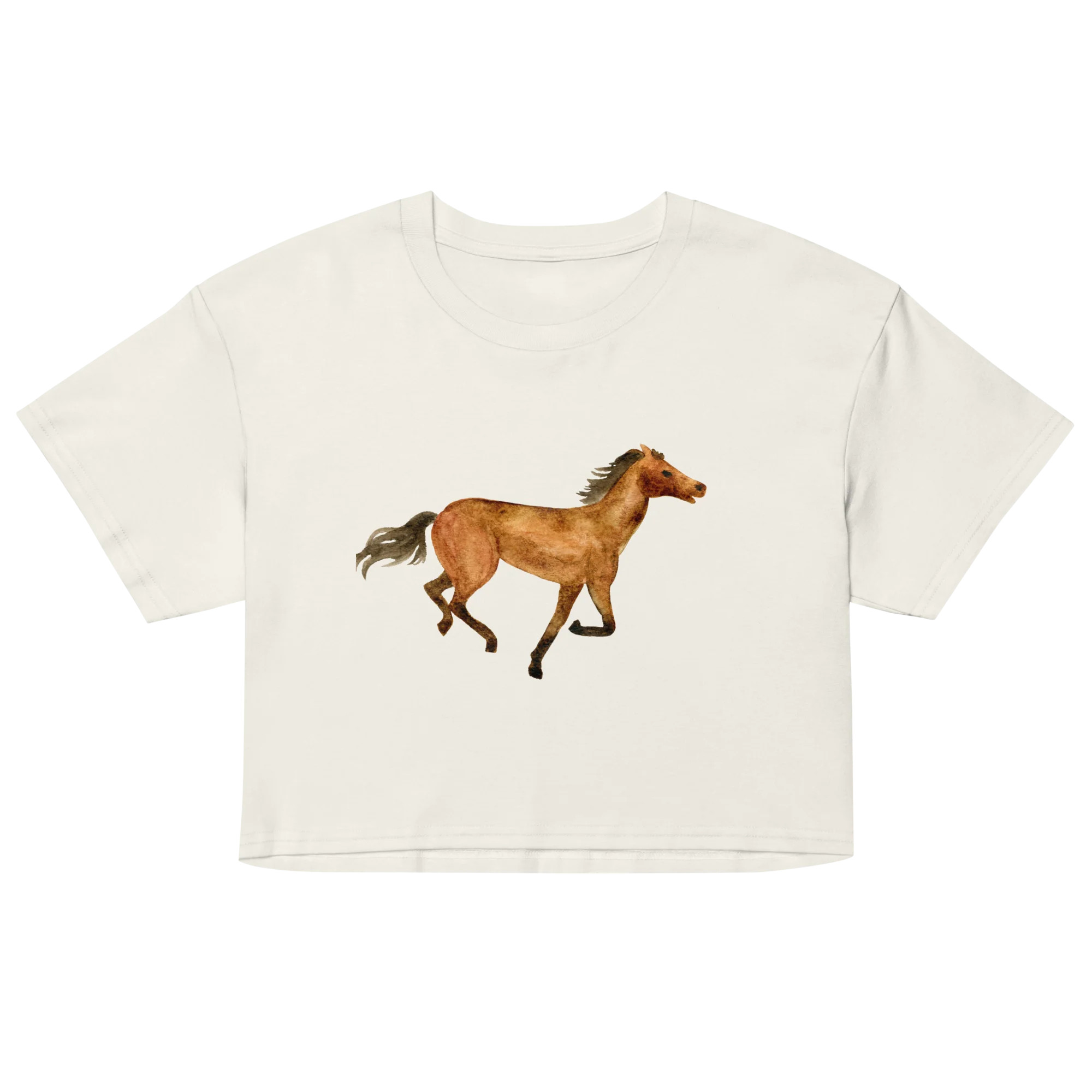 Horse Crop Top 🐎 – Trendy & Playful Summer Outfit | Polychrome Goods
