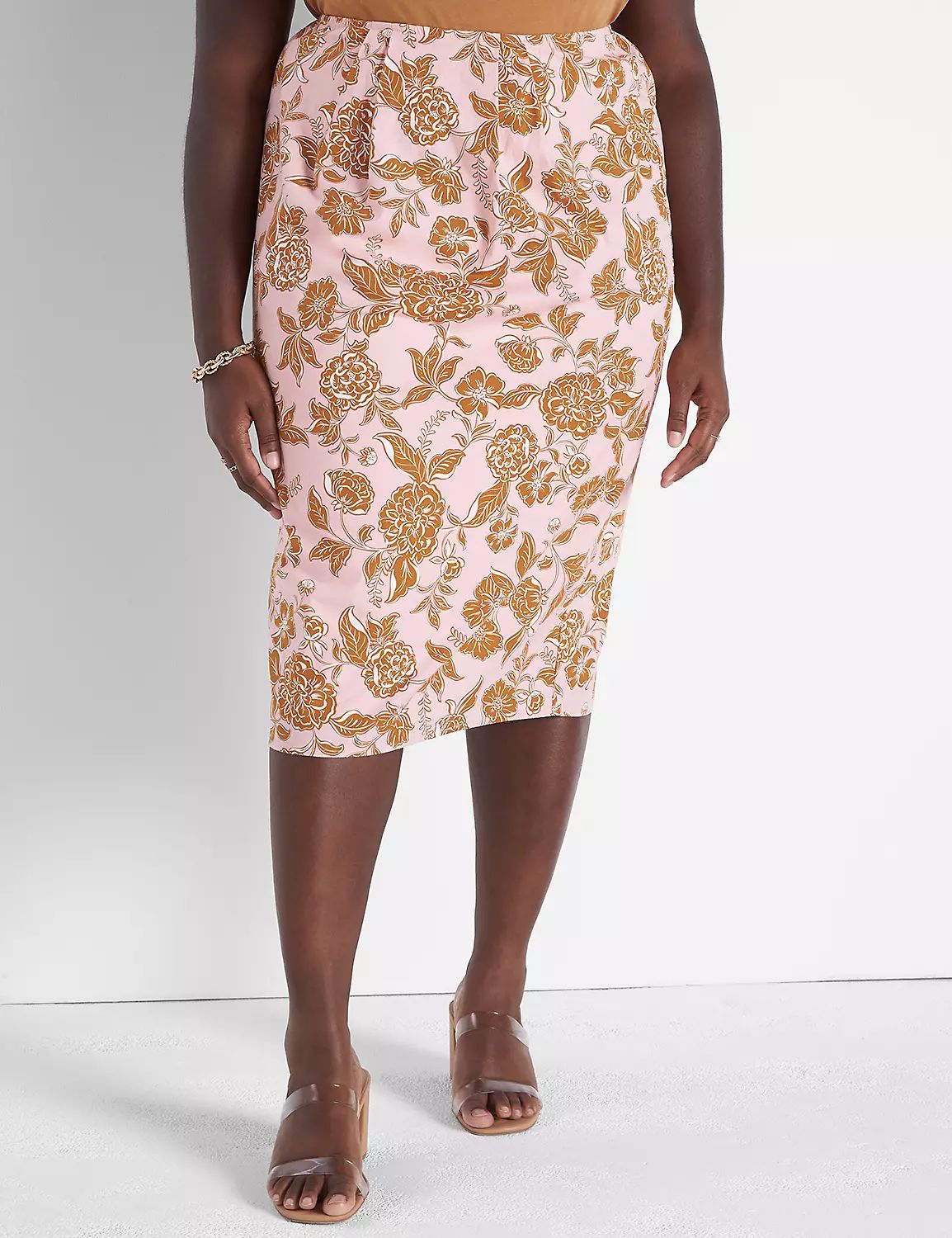 Floral Midi Skirt | LaneBryant | Lane Bryant (US)