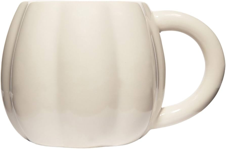 Sweet Water Decor Cream Pumpkin Coffee Mug - 19 oz Autumn Mug Dishwasher & Microwave Safe -Coffee... | Amazon (US)