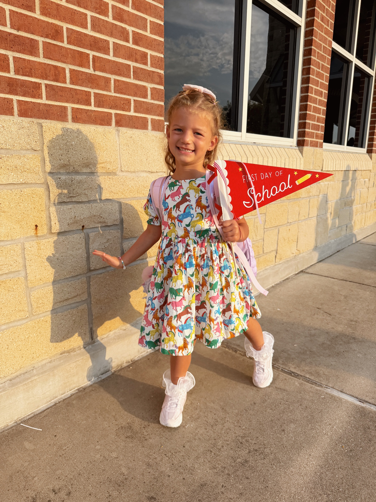 Capri’s 1st day of school dress is on sale!! Only a few sizes left 🫶🏼🫶🏼

unicorn print, toddler girls dress, back to school, kids outfits 

#LTKKids #LTKSaleAlert #LTKFamily