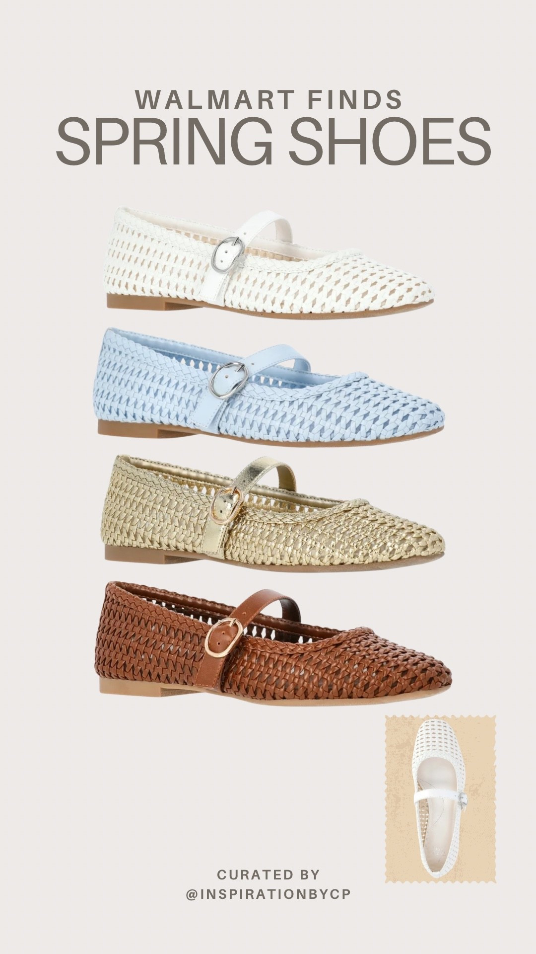 Spring New Arrivals-Woven Ballet Flats
#walmart #timeandtru #springshoes #womenshoes #maryjane #spring #ltkshoes #shoes #sandals

#LTKTravel #LTKSeasonal