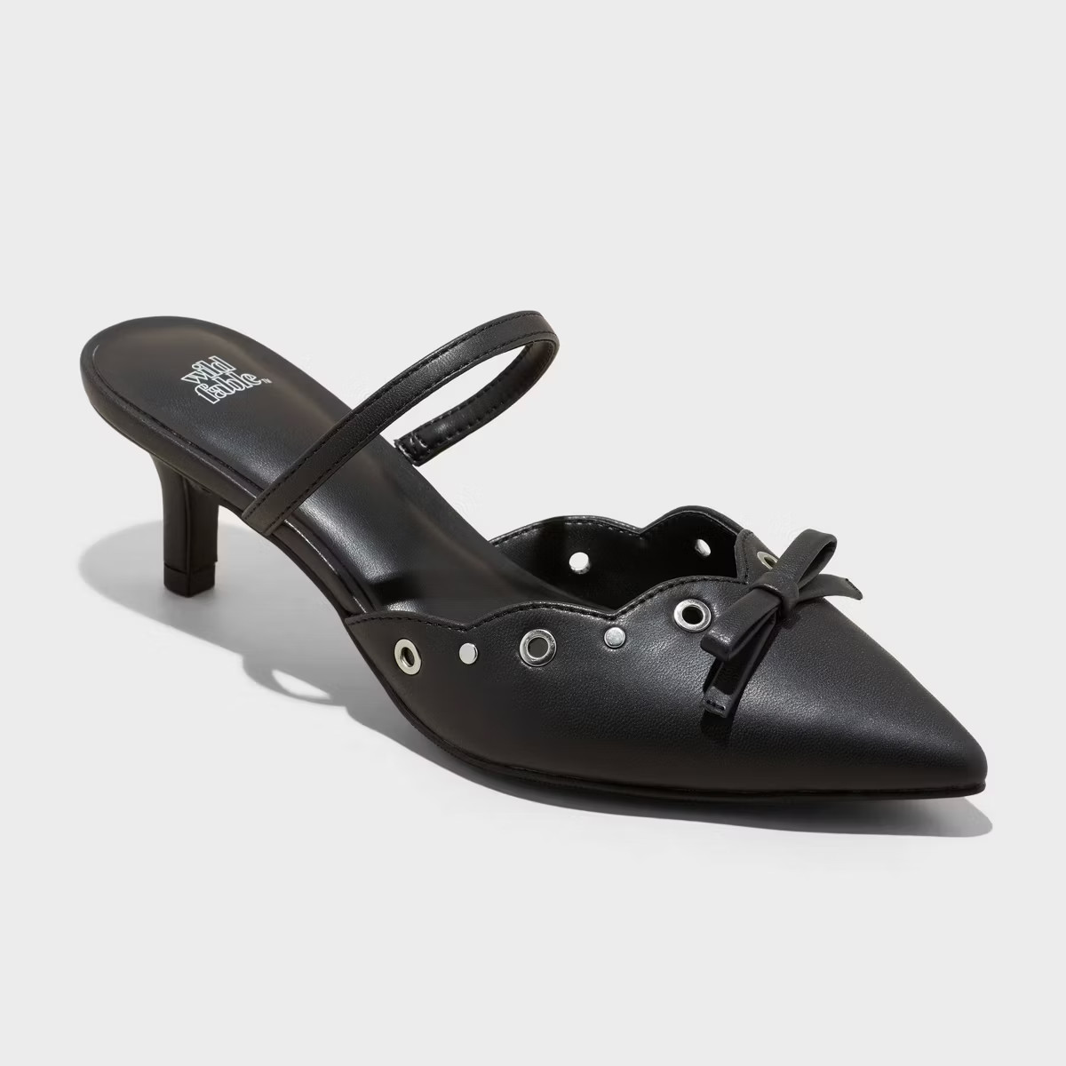 Women's Lysandra Eyelet Kitten Heels - Wild Fable™ | Target