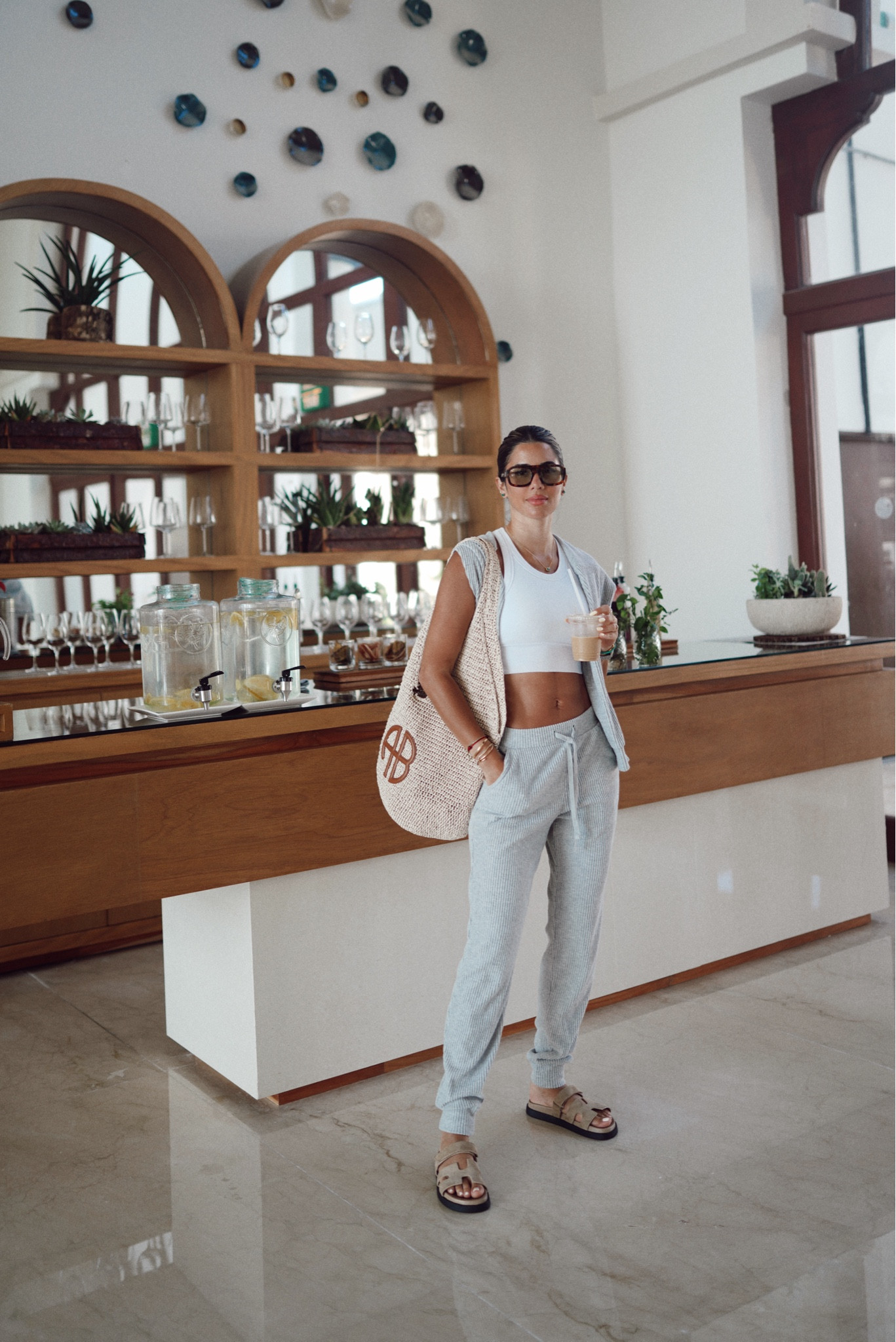 Another comfy-cute travel outfit! Wearing size Small in pants and sweater and M in top. 
Alo yoga travel outfit 

#LTKTravel #LTKStyleTip