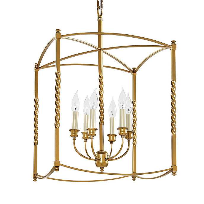 Carriage House  6 Light Birdcage Pendant Hanging Fixture Extra Large | Ballard Designs, Inc.