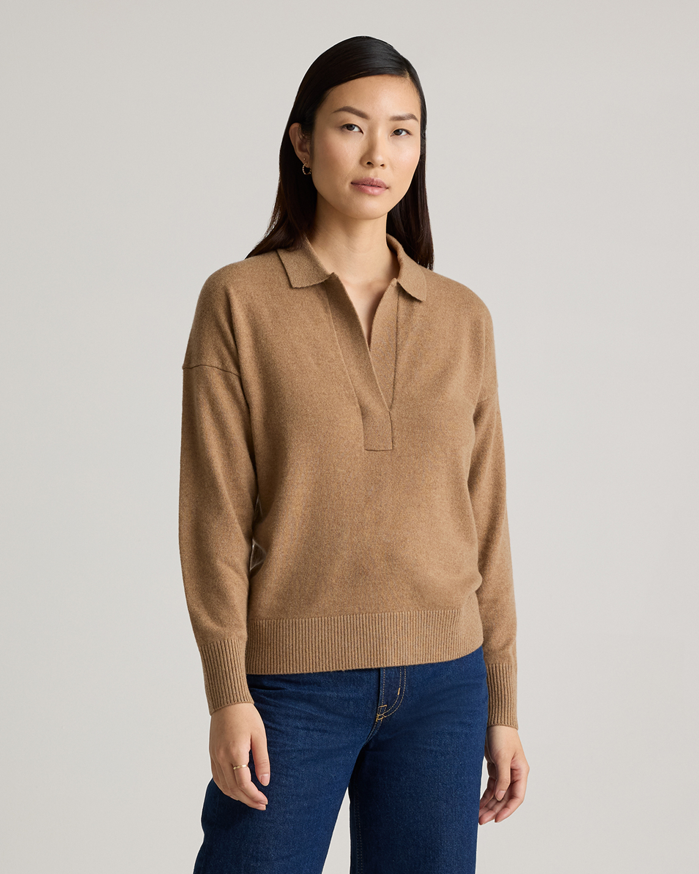 Women's Mongolian Cashmere Polo Sweater | Quince