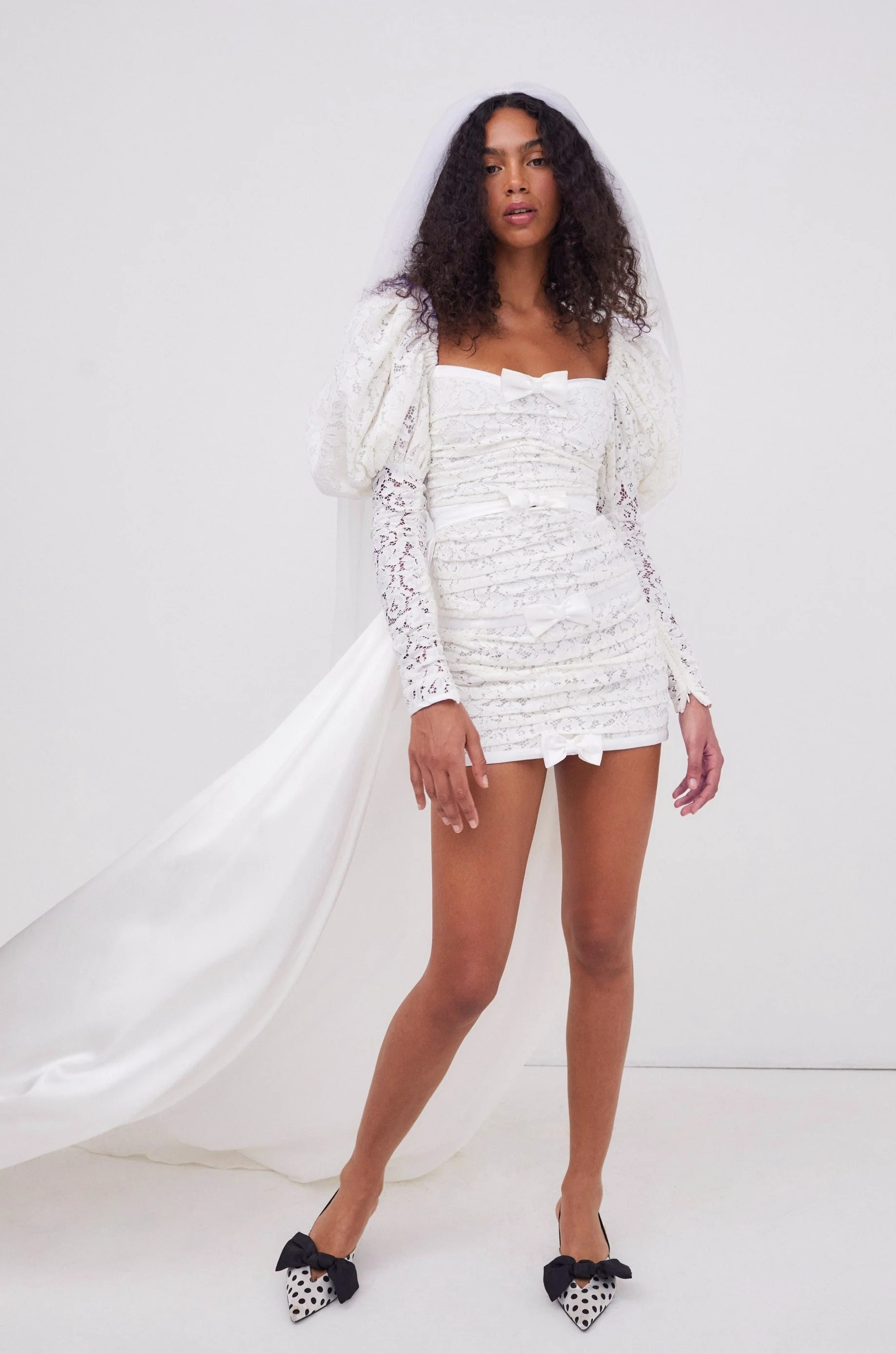 Colette Bridal Gown — White | For Love & Lemons