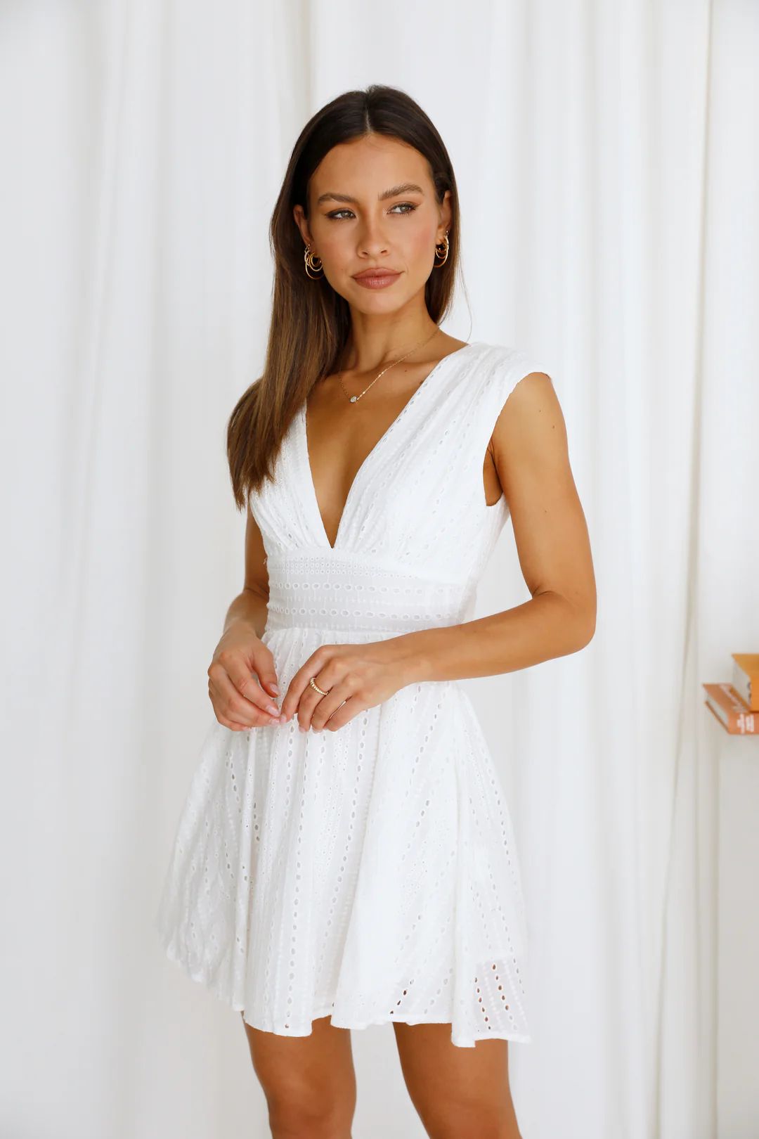 Connected Dress White | Hello Molly