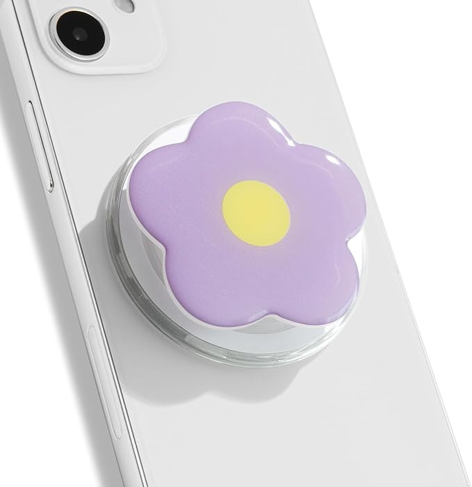 OnTheGrip Compatible with Magsafe Magnetic Authentic Cute Solid Color Daisy Flower Design Collaps... | Amazon (US)