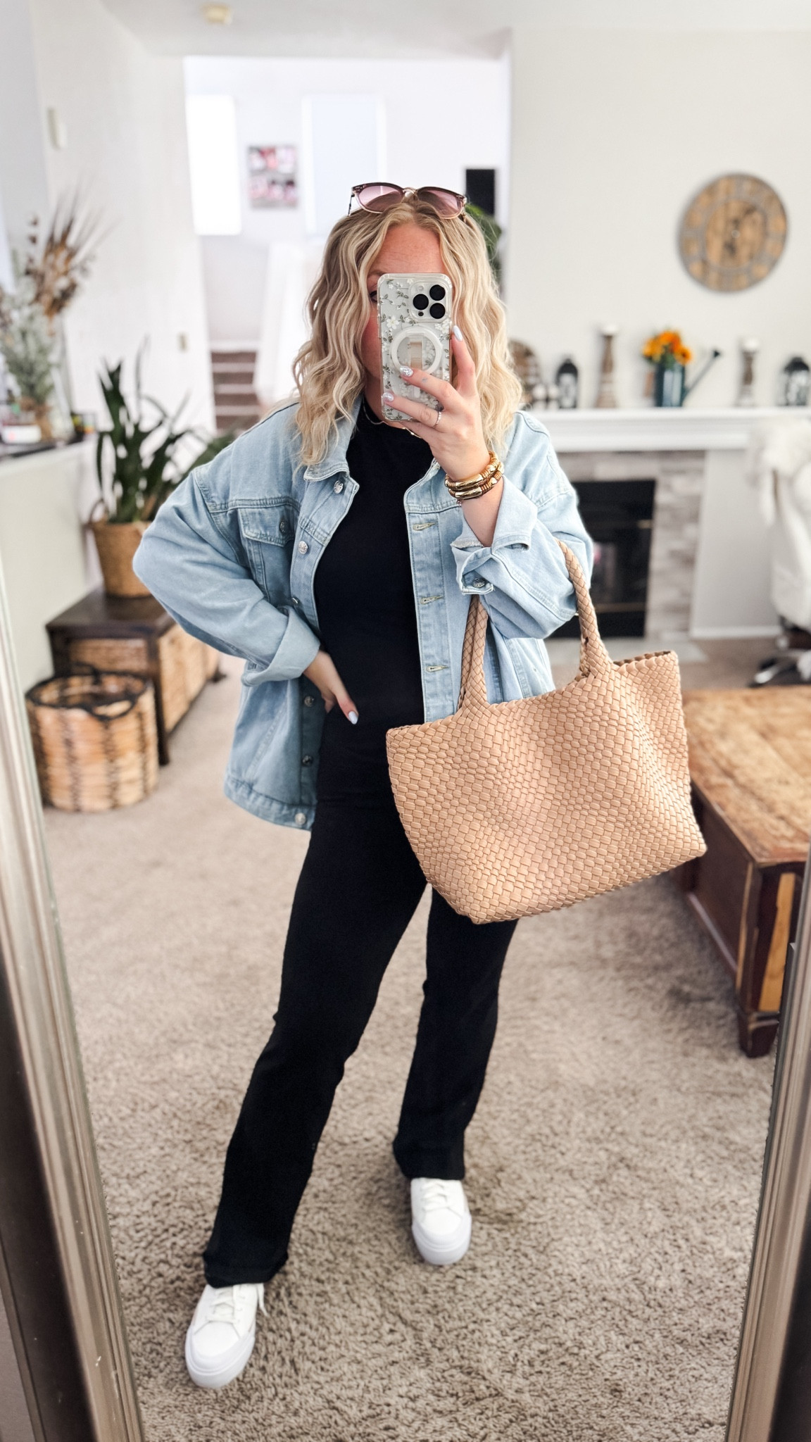 2 piece loungewear set with an oversized denim jacket, tote bag, and Nike sneakers (sized down half a size)







Travel outfit 

Winter outfit
Winter fashion
Amazon winter outfits
Trending winter fashion 
 casual winter outfits | winter fashion | size 4-6 | cold weather outfits | winter outfit ideas | layering outfit for the cold| winter fashion 2025 | outfit inspo | outfit ideas | winter outfits amazon  | casual outfit Ideas  | Outfits | Amazon Casual Outfit | Cute casual outfits | Preppy Outfit 


#LTKSaleAlert #LTKFindsUnder50 #LTKPetite