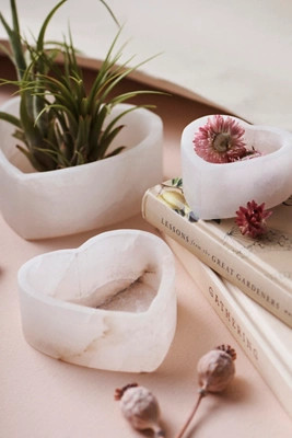 Heart Alabaster Decorative Bowl | Anthropologie (US)