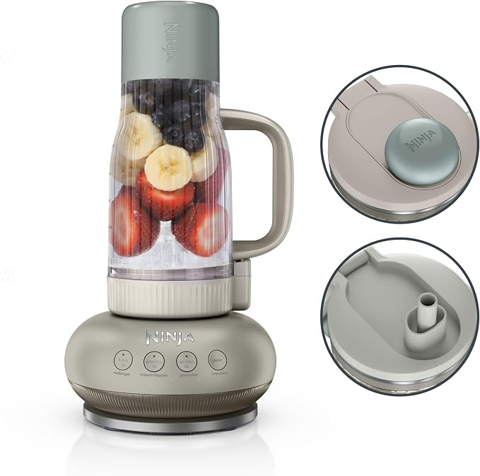 Ninja BlendBOSS Personal Blender, 26oz Tumbler, 1200PW, Stone Mint, DB351ST | 1200-peak-watt Blen... | Amazon (US)
