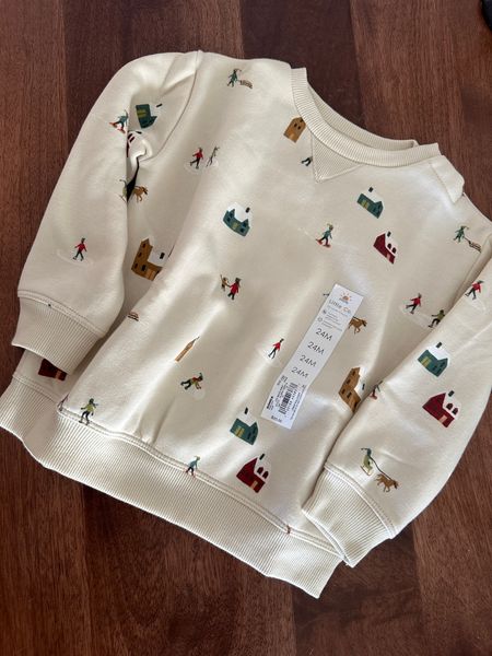 Newborn toddler Christmas sweatshirt 

#LTKkids #LTKbaby #LTKSeasonal