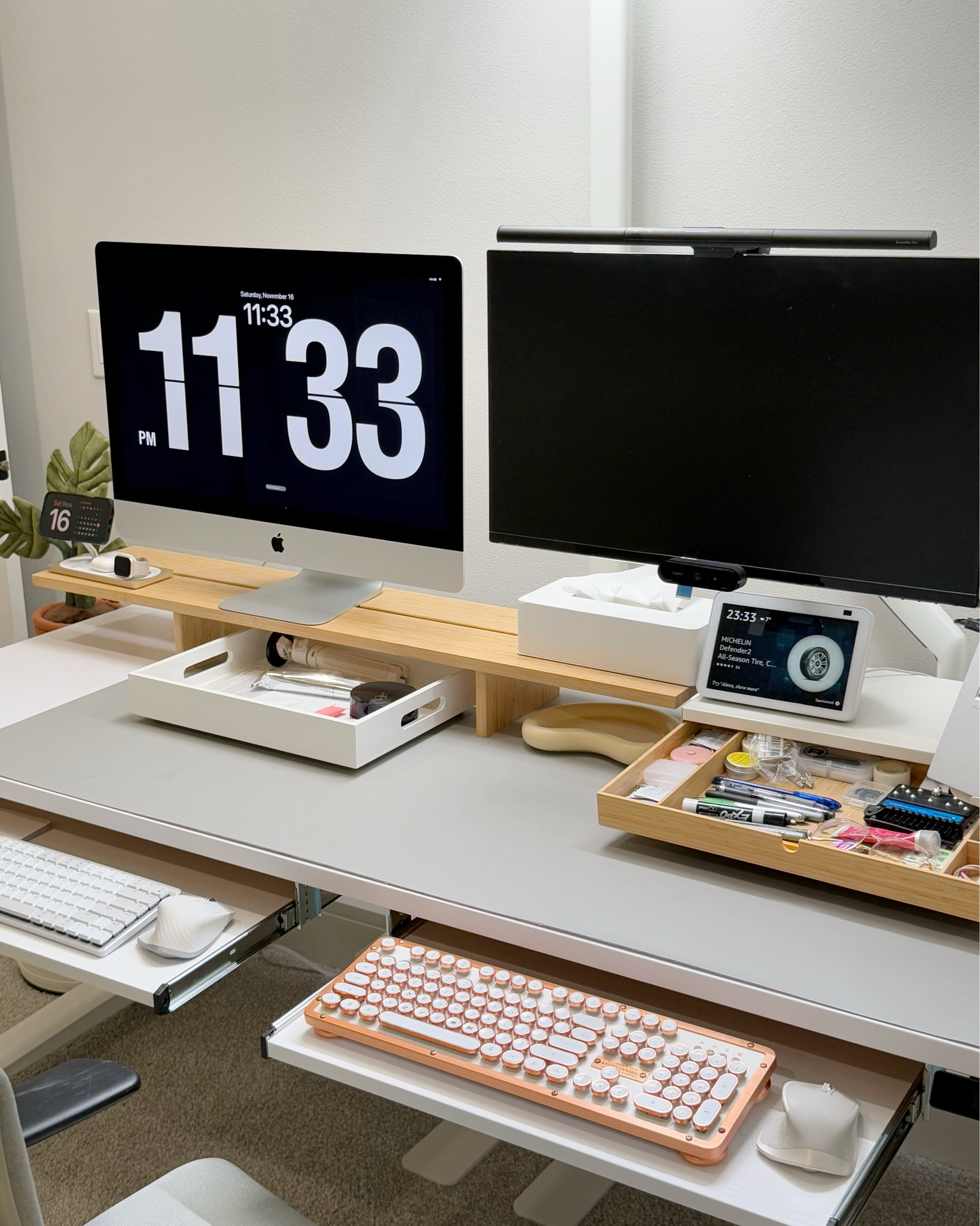 My storage systems from IKEA and Amazon 