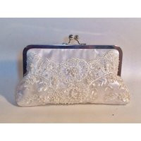 Bridal Clutch Ivory Beaded | Etsy (US)
