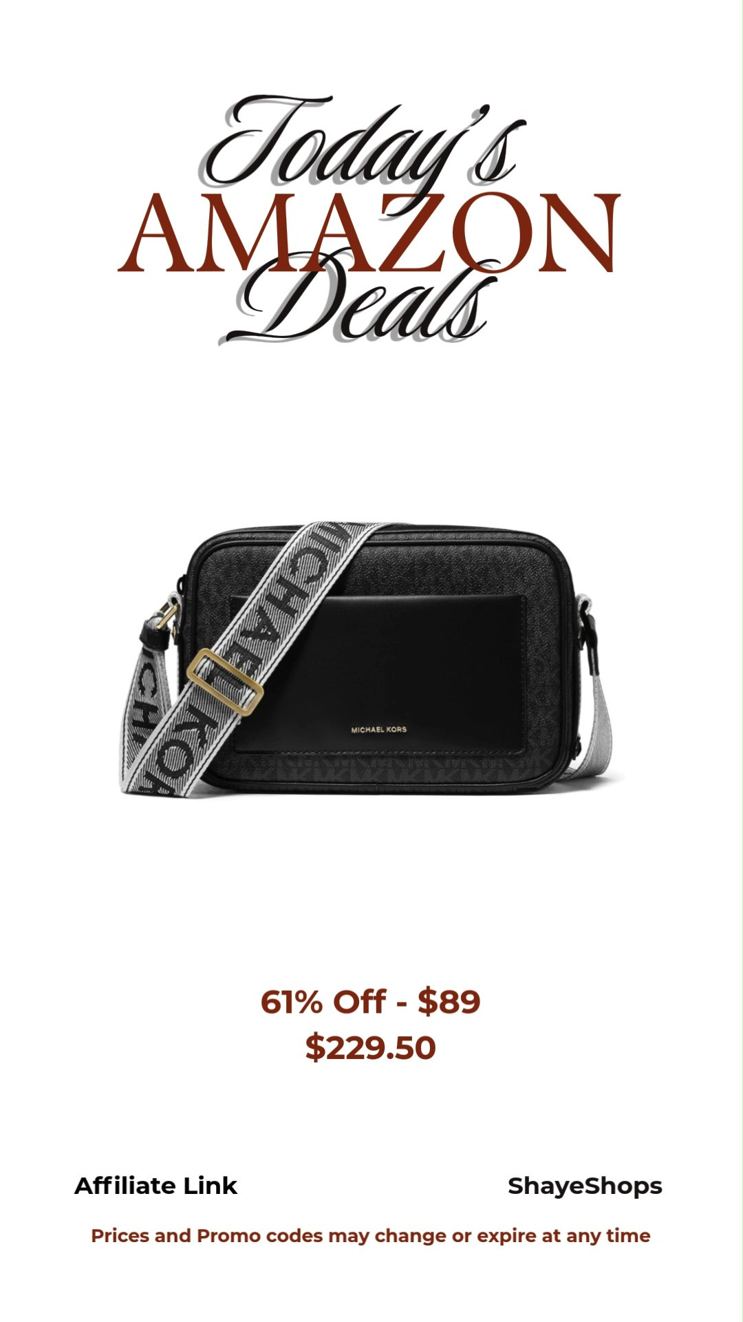 Michael Kors Maeve Large Pocket Crossbody Bag, today's deals, on sale, handbag, women's fashion, amazon finds, early prime deal 

 #LTKootd #LTKSaleAlert