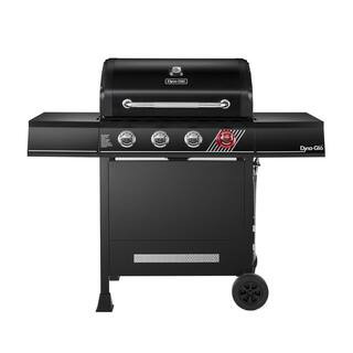 4-Burner Propane Gas Grill in Matte Black with TriVantage Multifunctional Cooking System | The Home Depot