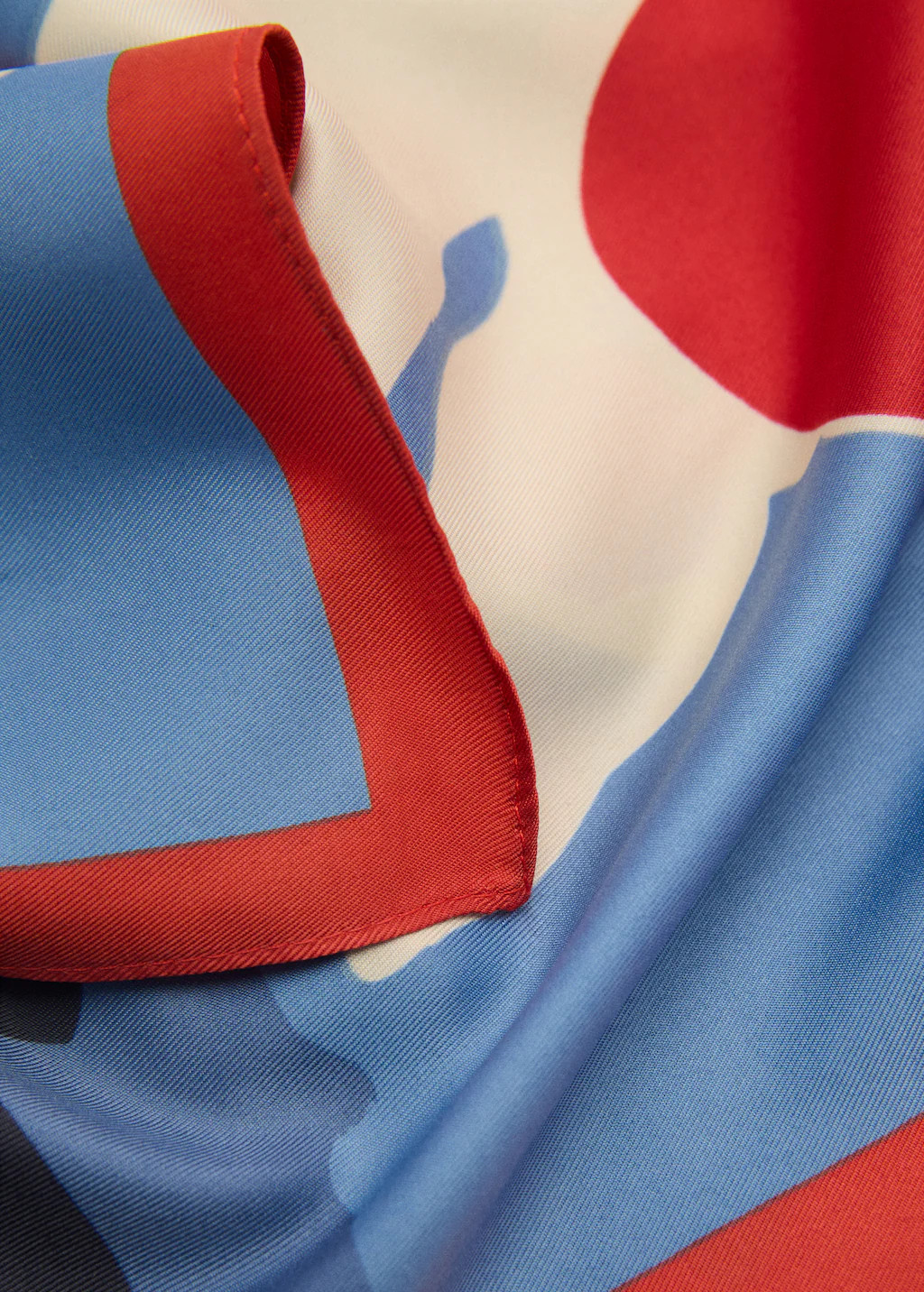 Floral satin scarf - Women | MANGO USA | Mango (US/MX/AU)