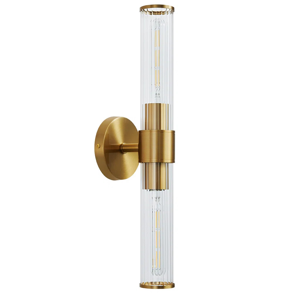 Almetta 2 - Light Bathroom Dimmable Vanity Light Bath Bar Fixtures | Wayfair North America