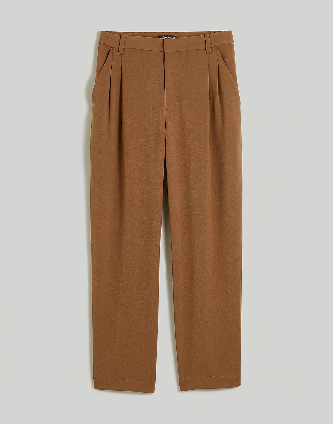 Pleated Tapered-Leg Pants in Easygoing Crepe | Madewell