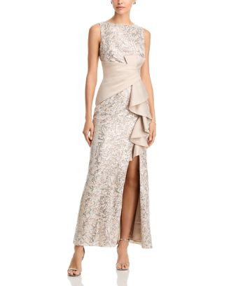 Eliza J Sleeveless Ruffle Gown | Bloomingdale's Women | Bloomingdale's (US)