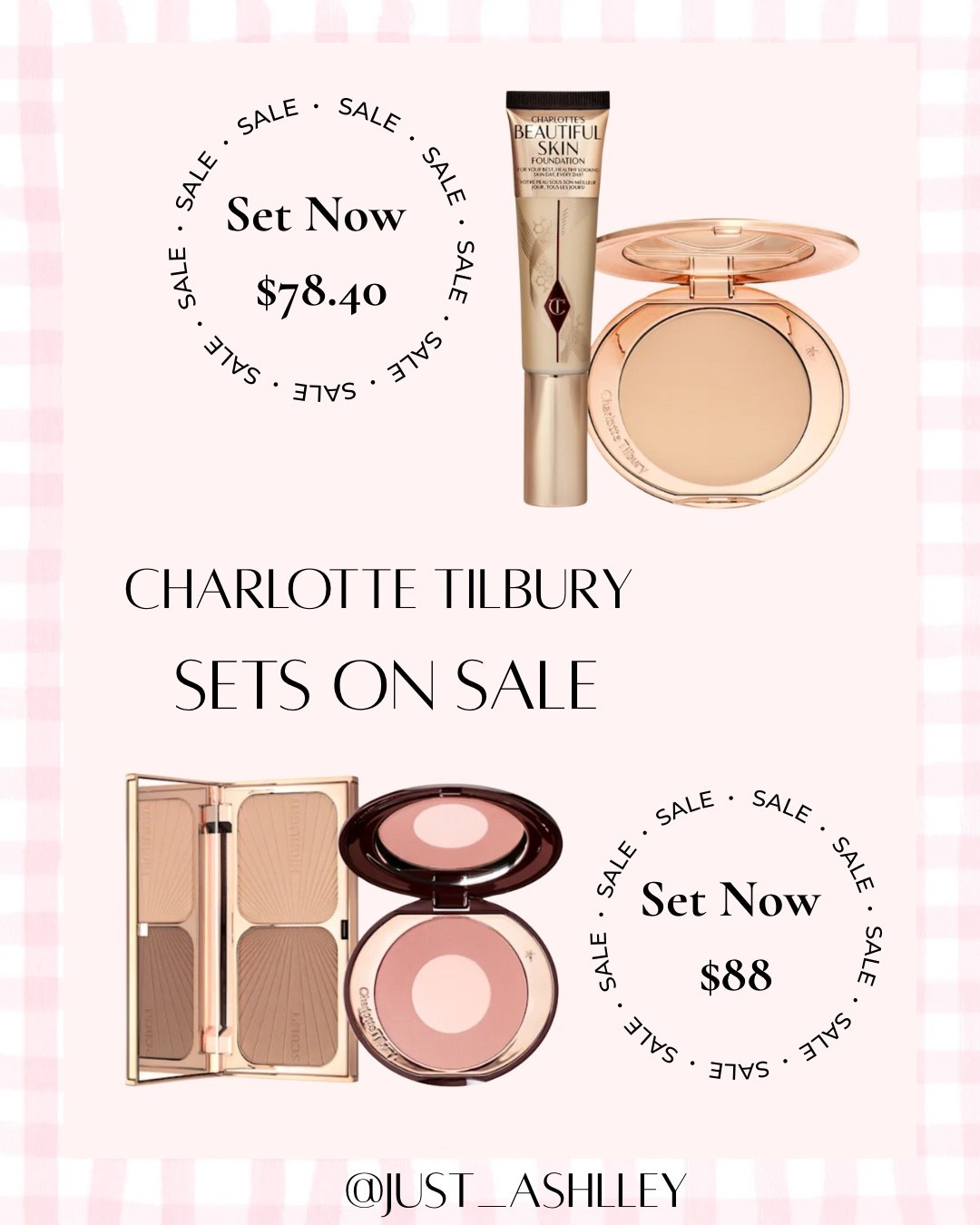 Sale Alert! Check out these FULL SIZE Charlotte Tilbury Cosmetics Sets! Happening now on Charlotte Tilbury online. Don’t miss your chance to get a bronzer and blush set or the Beautiful Skin Foundation and powder foundation at these amazing bundle prices! 

#LTKBeauty #LTKHoliday #LTKSeasonal