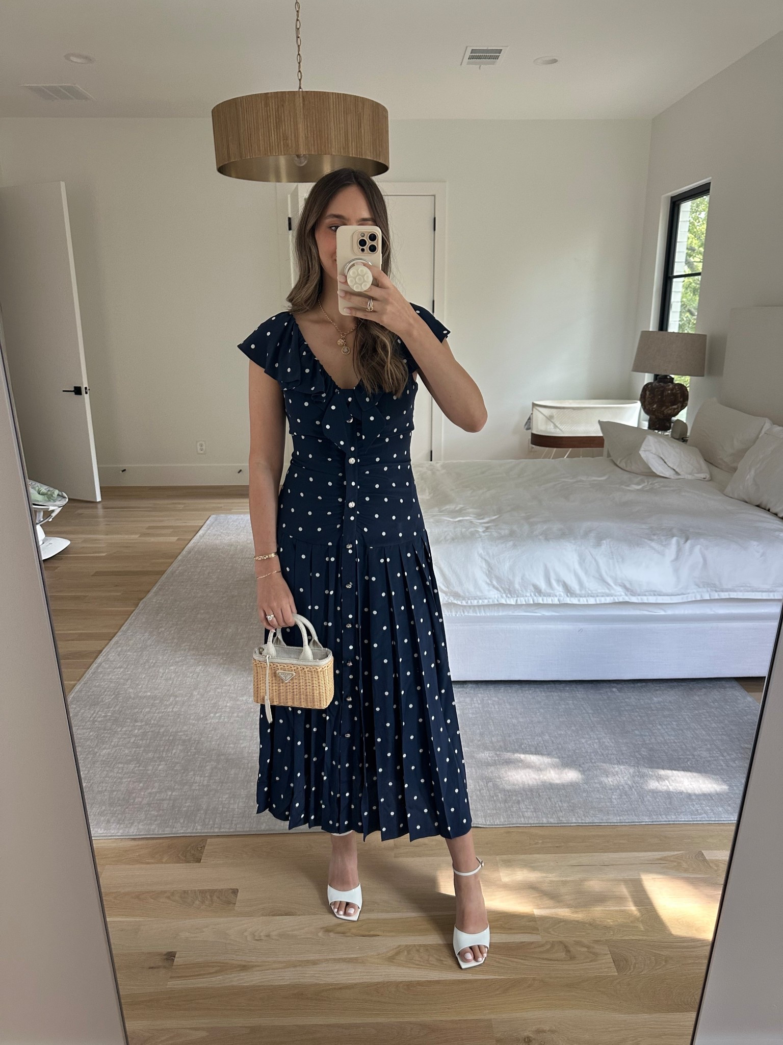 Polka dot dress from Alessandra Rich, bag Prada, Shoes Jimmy Choo

#LTKItBag #LTKStyleTip #LTKShoeCrush