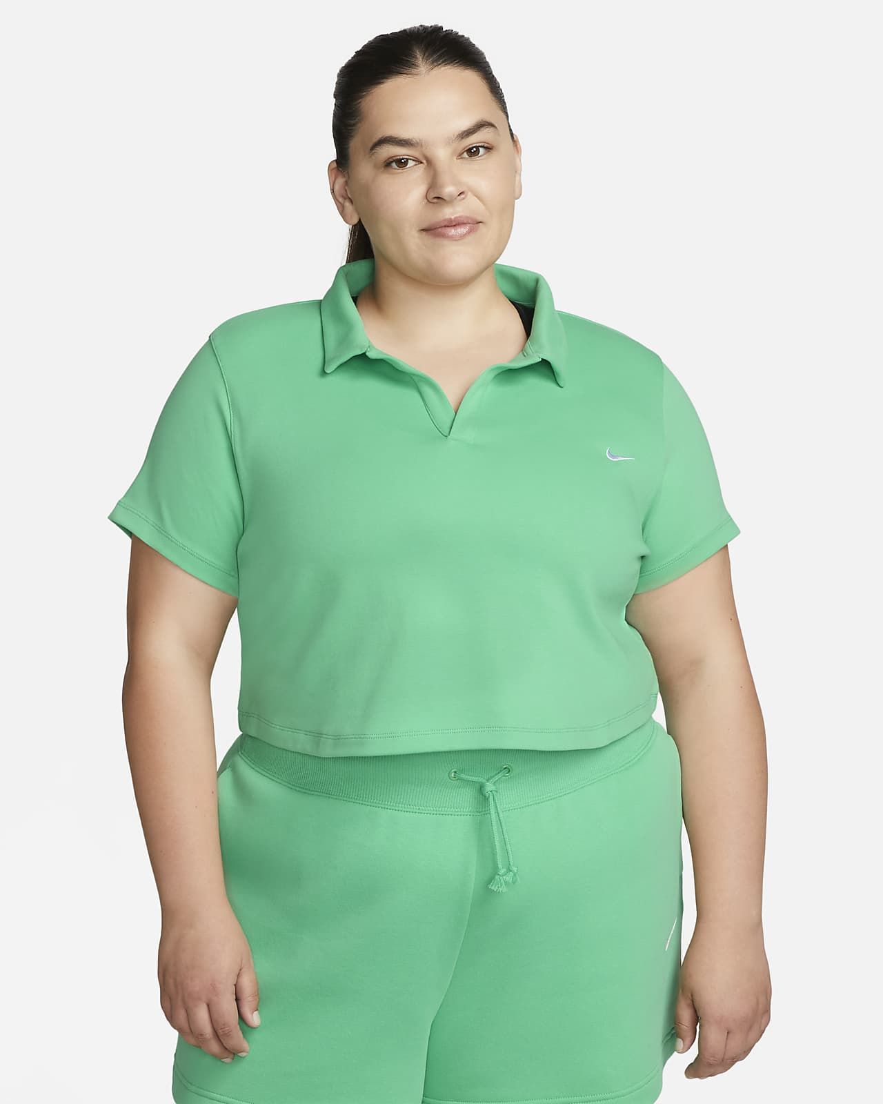 Nike Sportswear Essential Women's Short-Sleeve Polo Top (Plus Size). Nike.com | Nike (US)