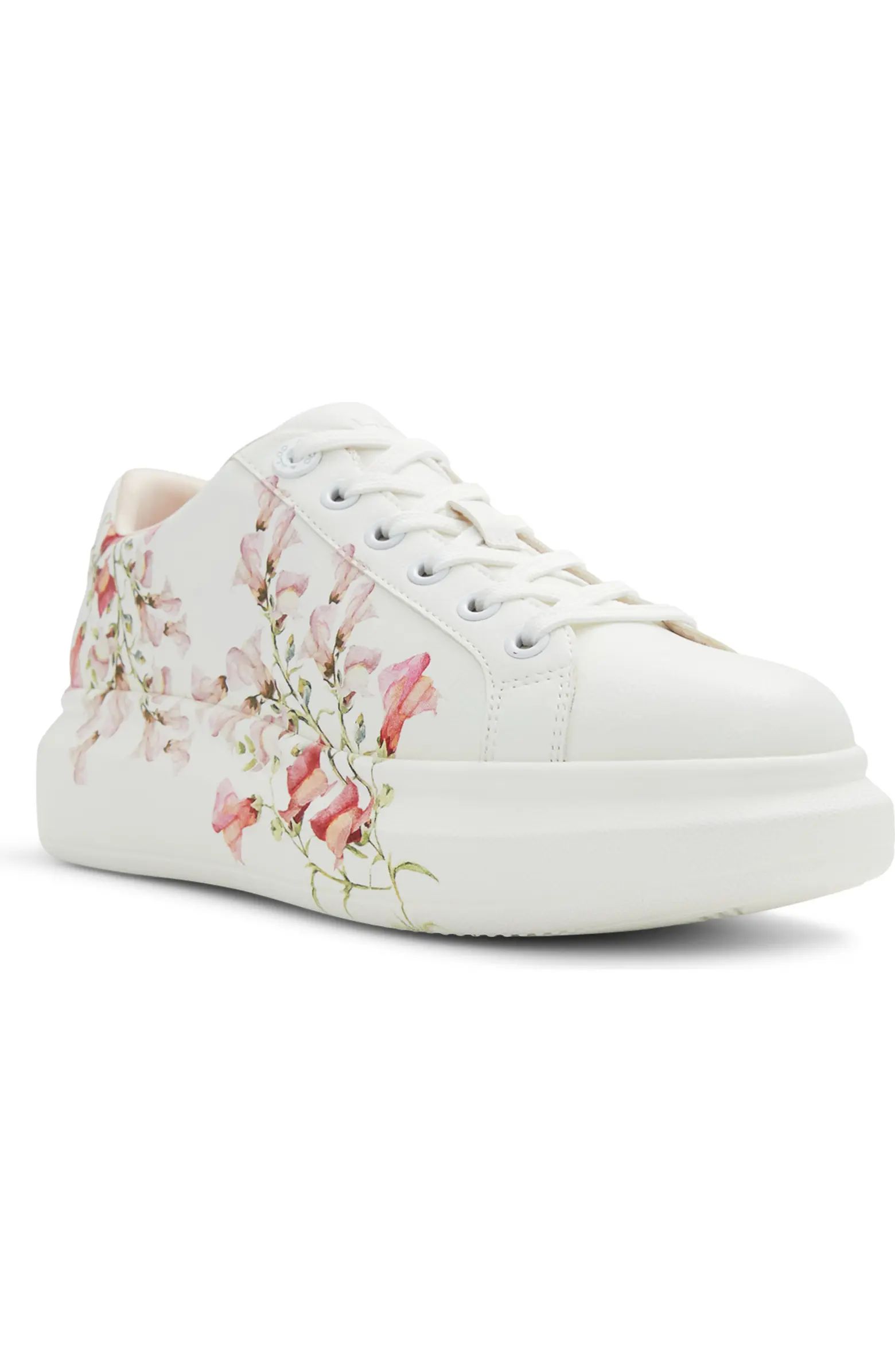 Peono Floral Platform Sneaker (Women) | Nordstrom
