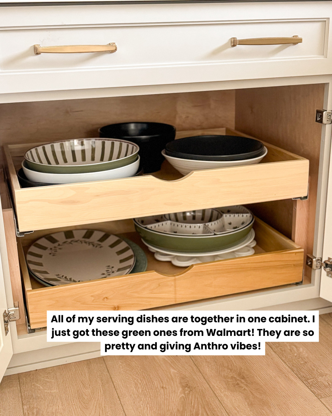 All my serving pieces live in one drawer now. These new Walmart bowls are so cute - giving Anthro on a budget.

drawer organizer, serving dishes, Walmart home, affordable kitchen finds 

 #LTKSeasonal #LTKHome #LTKFindsUnder50