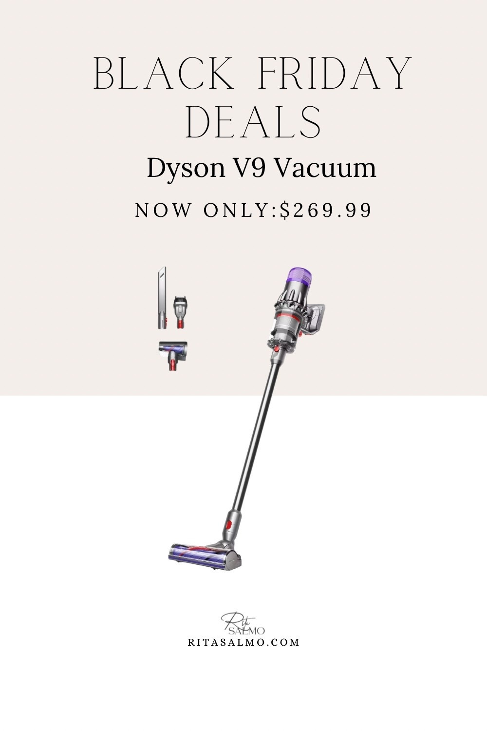 If you’re in the market for a new vacuum the Dyson v9 is on sale!!! 

Target finds | Black Friday deals | Rita Salmo 

#LTKHome #LTKCyberWeek #LTKSaleAlert