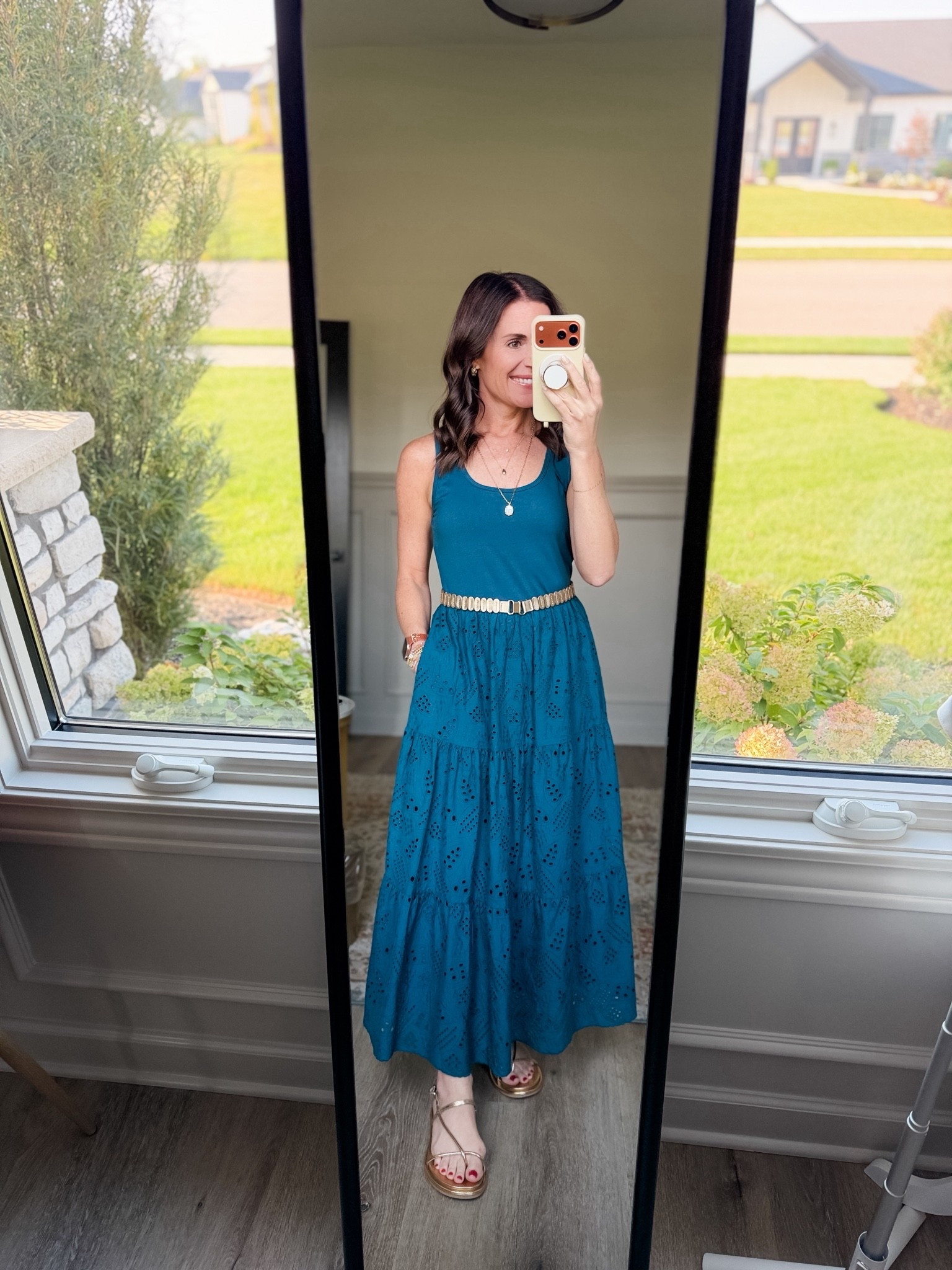 Warm Navy Amazon Dress 
Size: Small 
Color: dark cyan

#LTKOver40 #LTKPetite