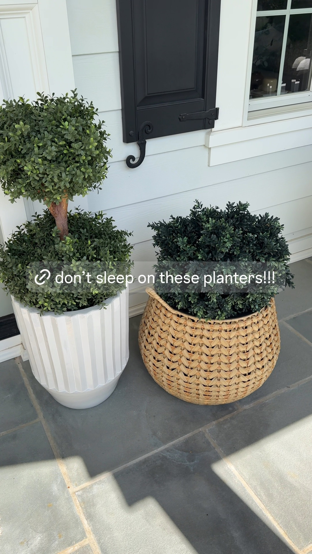 Love these woven planters! Such a great size and the price is amazing. This is the medium here and I’m also linking my faux boxwood and topiaries!

#LTKSaleAlert #LTKHome #LTKSeasonal