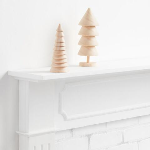 Natural Pine Wood Tree Decor | World Market