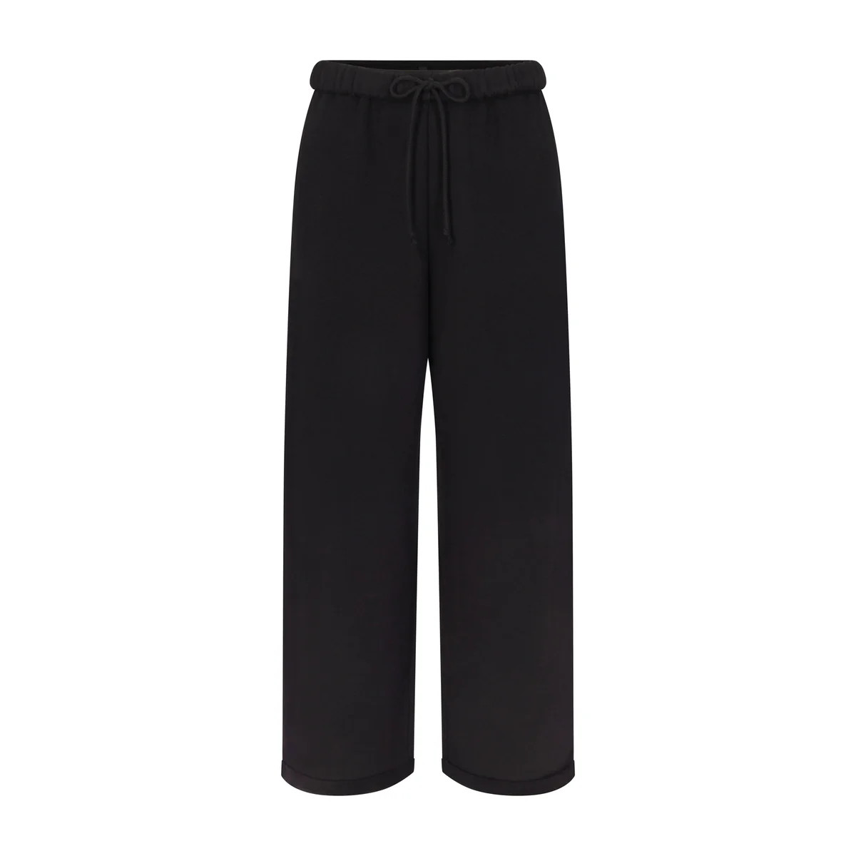 COTTON FLEECE CLASSIC STRAIGHT LEG PANT | ONYX | SKIMS (US)