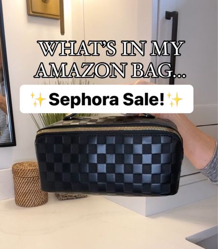 I’m loving this Amazon makeup bag find… and a great travel makeup brush holder. Plus, it’s the Sephora sale! I’ve included many of the products I use every day. The bag and brush holder come in other colors too.

Tarte, better than sex mascara, benefit, Sephora, Amazon finds 

#LTKsalealert #LTKxSephora #LTKover40