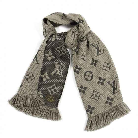 Wool Silk Logomania Scarf Verone | Fashionphile