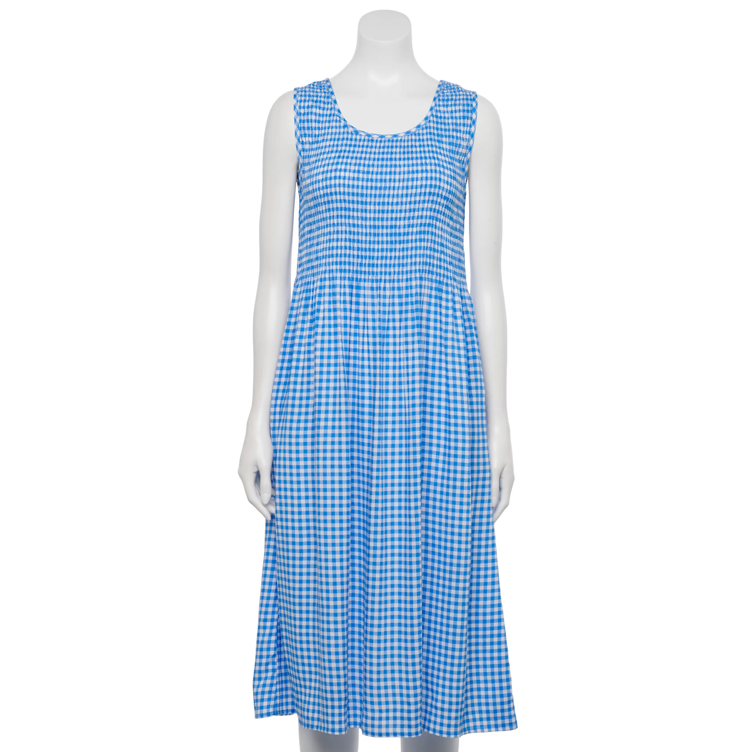 Women's Croft & Barrow® Smocked Midi Dress | Kohl's