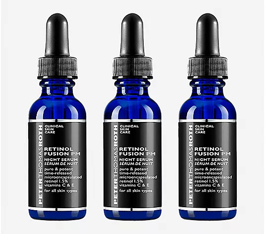 Make Your Selection: Peter Thomas Roth Retinol Fusion PM Serum 0.4oz 3-Pc Set | QVC
