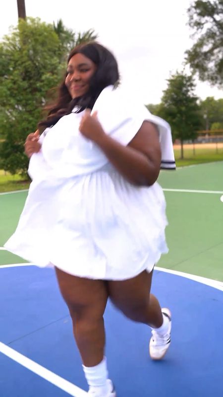 This one is for my pickleball girlies. How cute is this dress?! It has built in spandex and plenty of stretch. Girls, you need this in your life🤍

I’m wearing a size XL.

plus size fashion, workout, fitness set, gym outfit inspo, style guide, vacation outfit, summer dress, pickleball, tennis, 

#LTKfindsunder100 #LTKfindsunder50 #LTKplussize