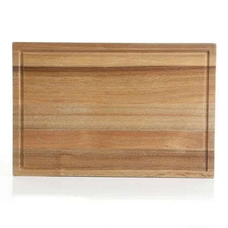 Kenosha 24 in X 16 in Acacia Wood Cutting Board with Groove Handles | Walmart (US)