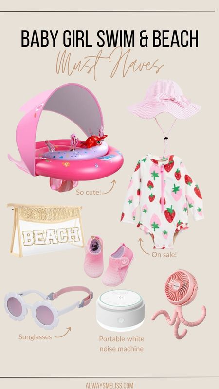 With the warmer weather upon us, wanted to share a few things I’m eyeing for baby swim essentials! Love this swimsuit and hat. Portable fan available in a few colors. Beach bag is super cute for sunscreen!

Beach Essentials
Baby Swimsuit
Beach Must Haves

#LTKFamily #LTKTravel #LTKBaby