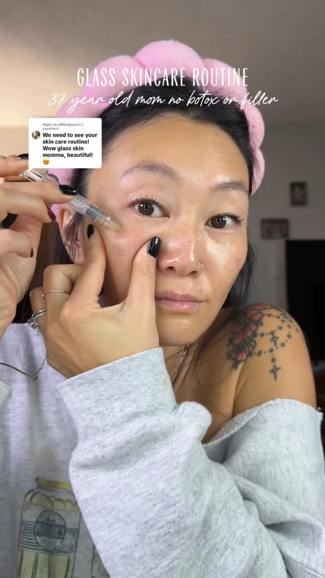 My current morning skincare routine! Trying to hold off on getting Botox again for as long as I can…because you know it can be pricey and it only lasts about 2.5 months for me 😩 

Morning skincare routine
Mature skin
Moms over 30