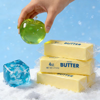 Kawaii Slow Rising Squishy Pack - Transparent Ice Cube, Green Apple & Butter Squeeze Toy, Anti-Anxiety Fidget Toy for Gift & Des | AliExpress (US)